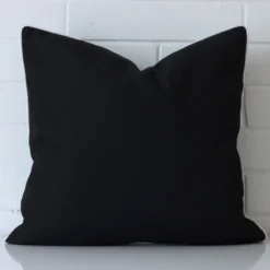 Airlie Waterproof Black Outdoor Cushion Cover - Large