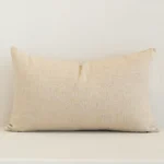 A premium linen with natural colour cushion in a rectangle size.